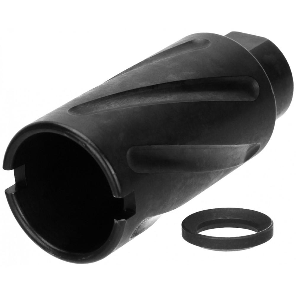 TacFire Spiral Fluted Muzzle Brake .223/5.56 1/2''x28'' Thread w/Crush