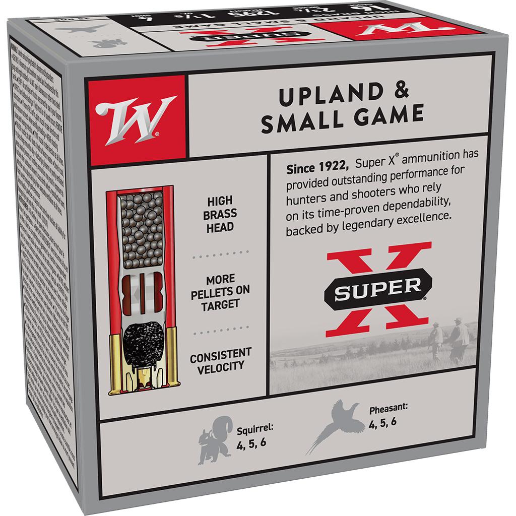 Winchester Super-X High-Brass Shotshells 16 ga 2-3/4" 1-1/8 oz 1295 fps #4 25/ct