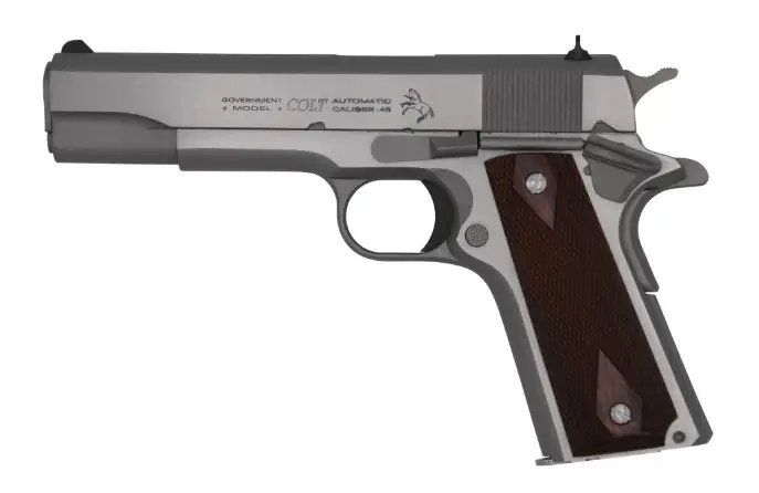 Colt Classic Series Government Model Handgun 9mm Luger 8rd Magazines 5" Stainless Steel