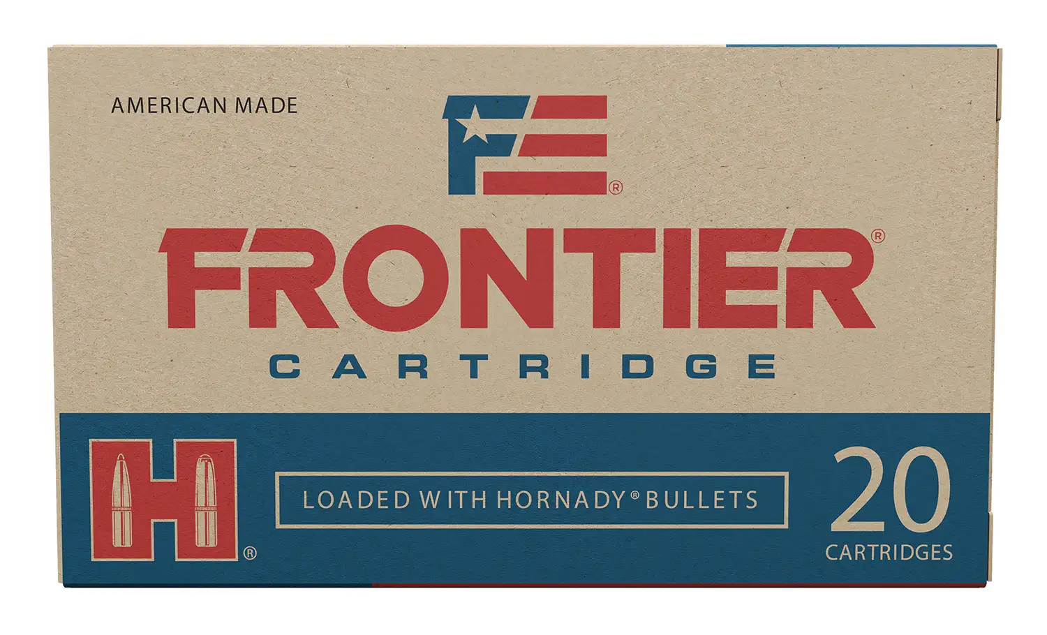 Frontier Cartridge Hornady Frontier Rifle Ammunition 6.8 Rem Spec 110gr FMJ 2550 fps 20/ct
