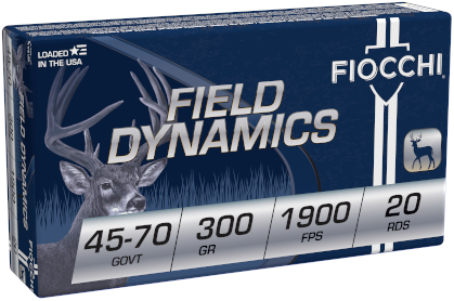 Fiocchi Extrema Rifle Ammunition 45-70 Govt 300 gr JHC 1900 fps 20/ct