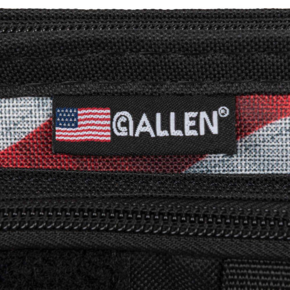 Allen Victory Series Double Tactical Soft Handgun Case 9" Flag Black