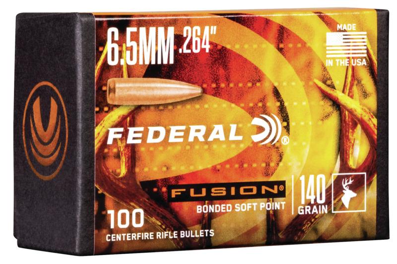 Federal Cartridge Co. FUSION .264 CALIBER 140GR BULLET 100RD