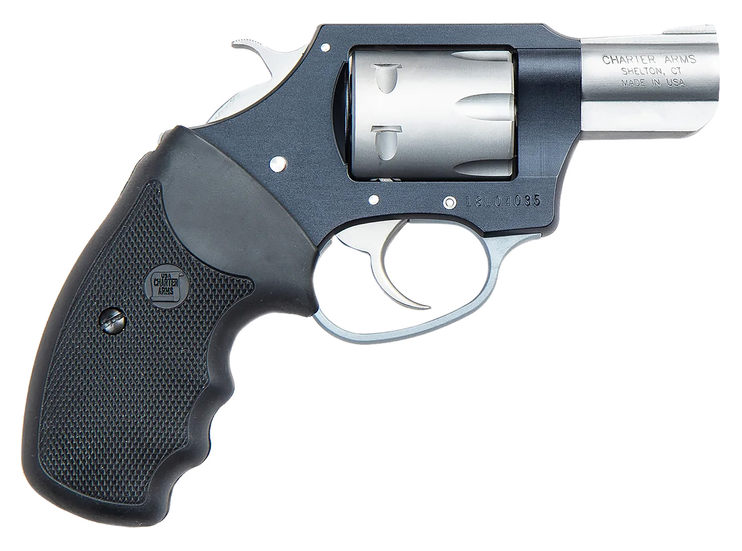 Charter Arms Pathfinder Lite .22 WMR 6rd Capacity 2" Barrel Full Grip Black Aluminum Frame