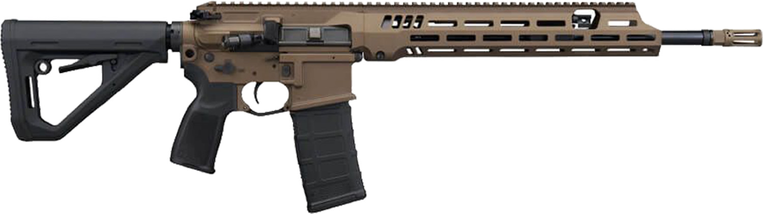 Sig Sauer SIG516 Gen 3 Rifle 5.56mm 30rd Mag(1) 16" Barrel Bronze Cerakote Tele Stock Aluminum M-LOK Handguard