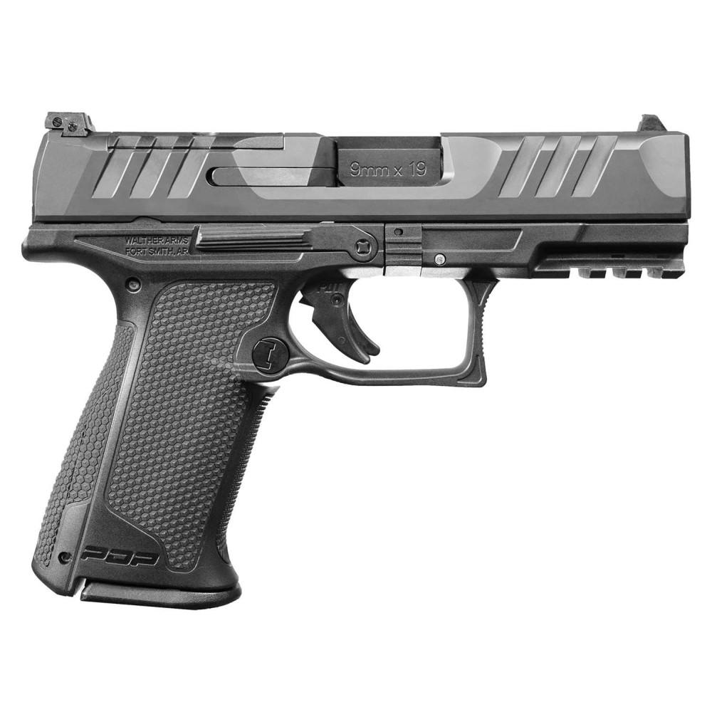 Walther Arms PDP F Series Handgun 9mm 10rd Magazine 4" Barrel Black
