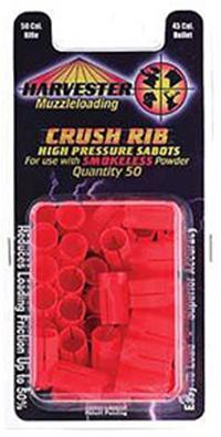 J-Ron Inc. Harvester Muzzleloader 50 Cal. Crush Rib Sabots Fit 45 Cal. Bullets (Smokeless) 50/pk