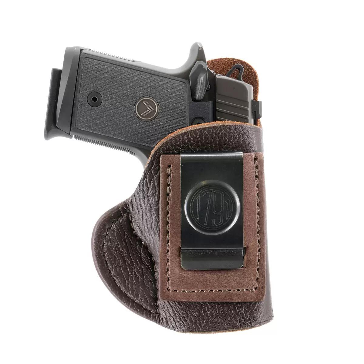 2nd Amendment 1791 LLC 1791 Fair Chase Deer Skin IWB Holster Size 5 Brown RH