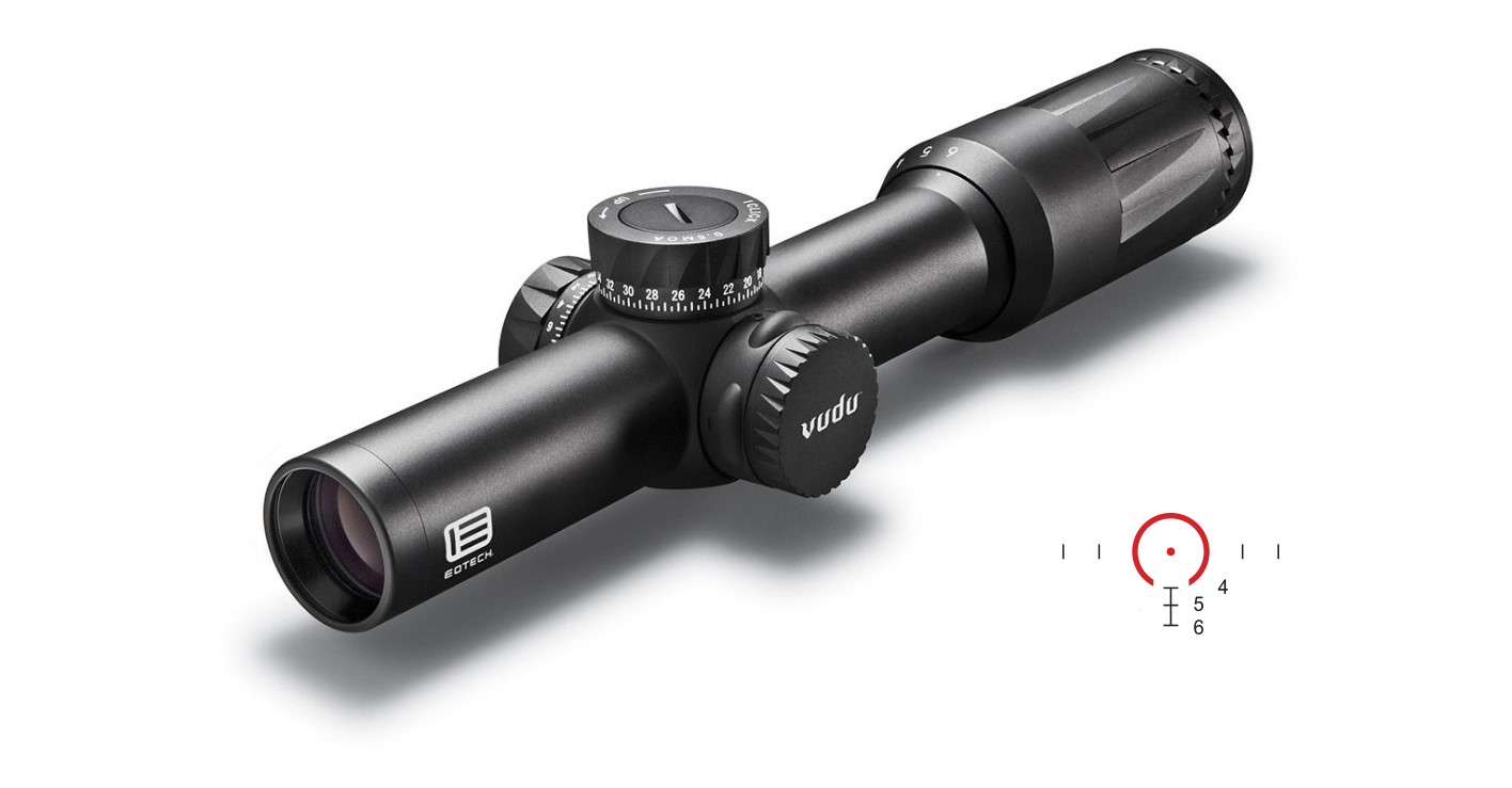 EOTech Vudu Precision Rifle Scope 1-6x24mm 30mm FFP SR3 Illum. Black