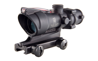 TrijiconInc. Trijicon ACOG BAC Rifle Scope with Sight 4x32mm Red Chevron .223 Matte with TA51 Mount