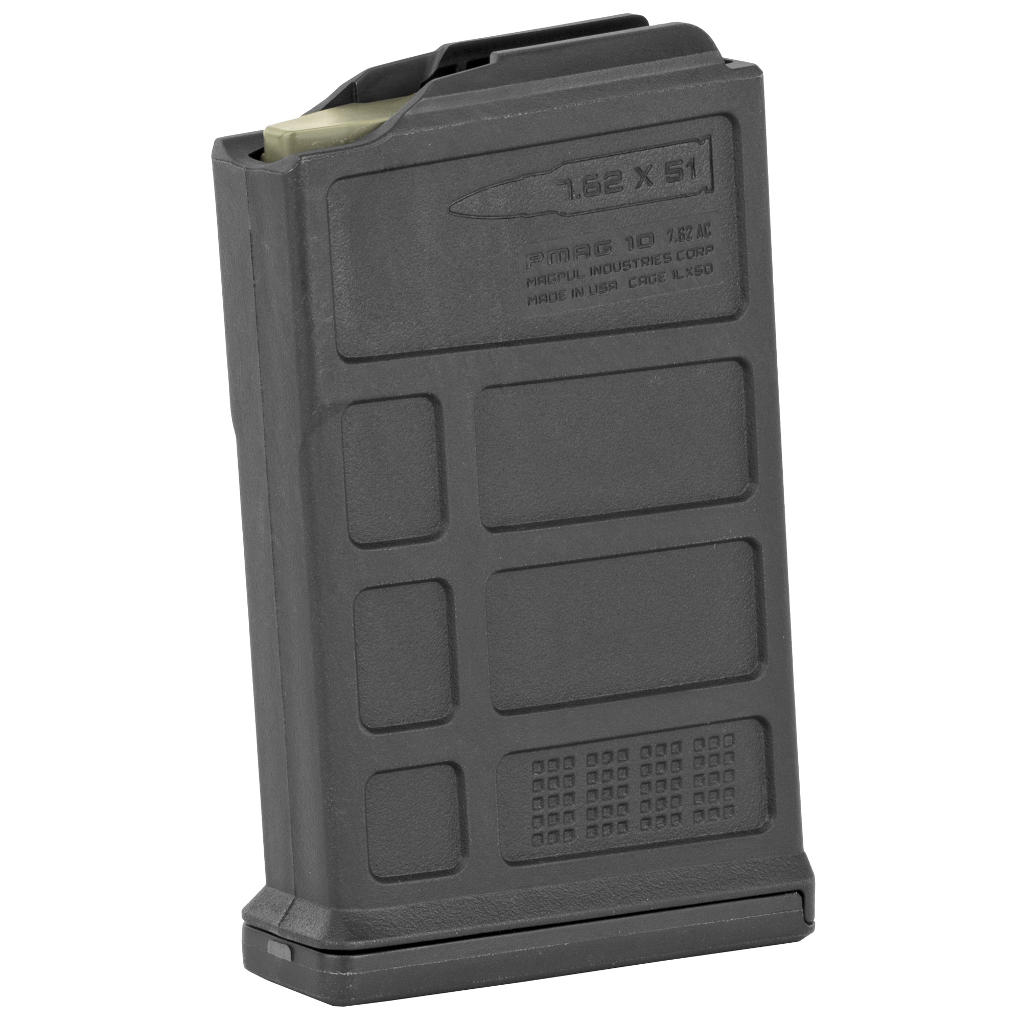 Magpul MAG579 PMAG 10 7.62 AC AICS Short Action Rifle Magazine Black 7.62x51 Nato 10/rd