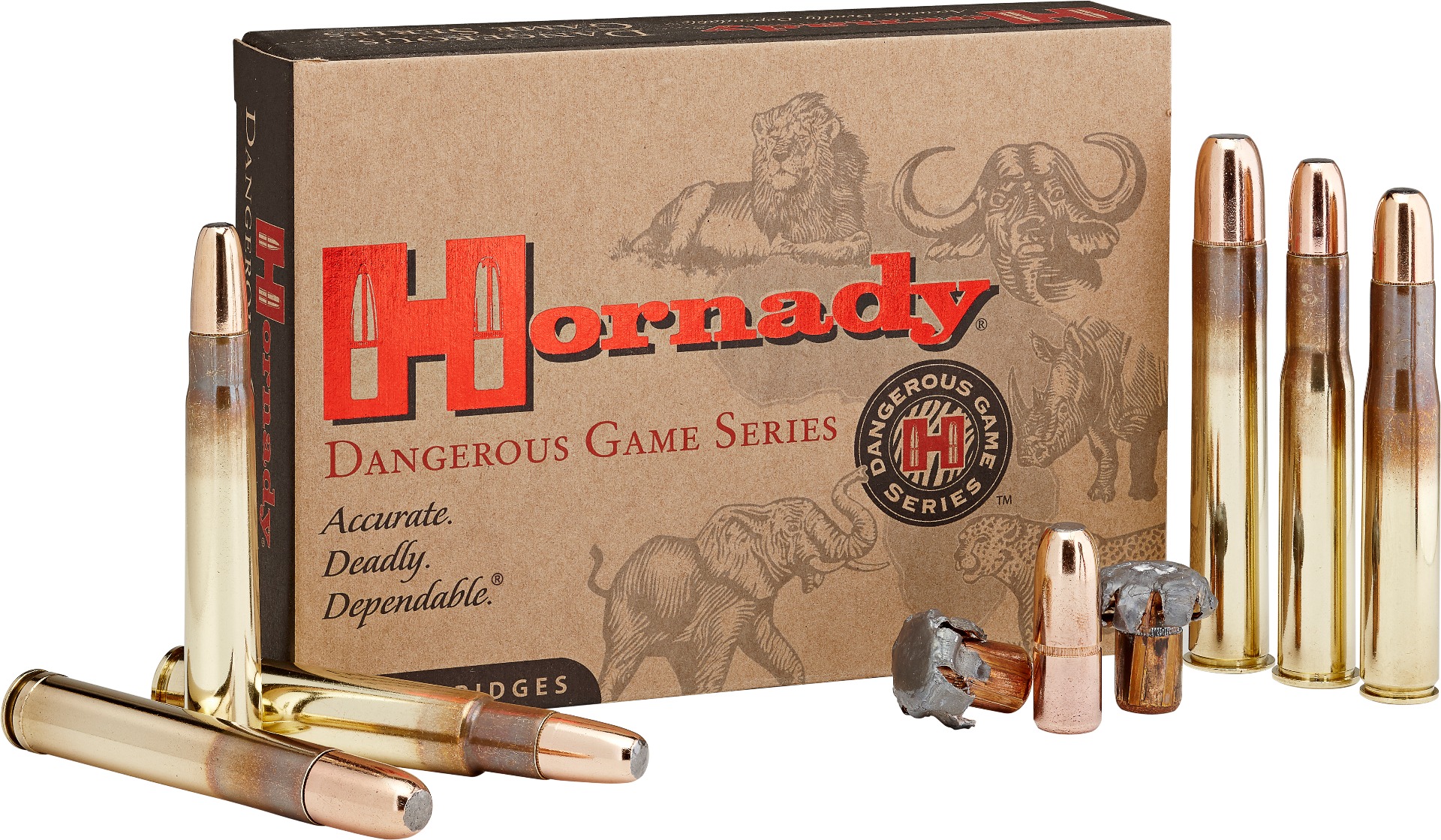 Hornady HRN 416RUG 400GR DNGR DGXB 20R 6BX/CS