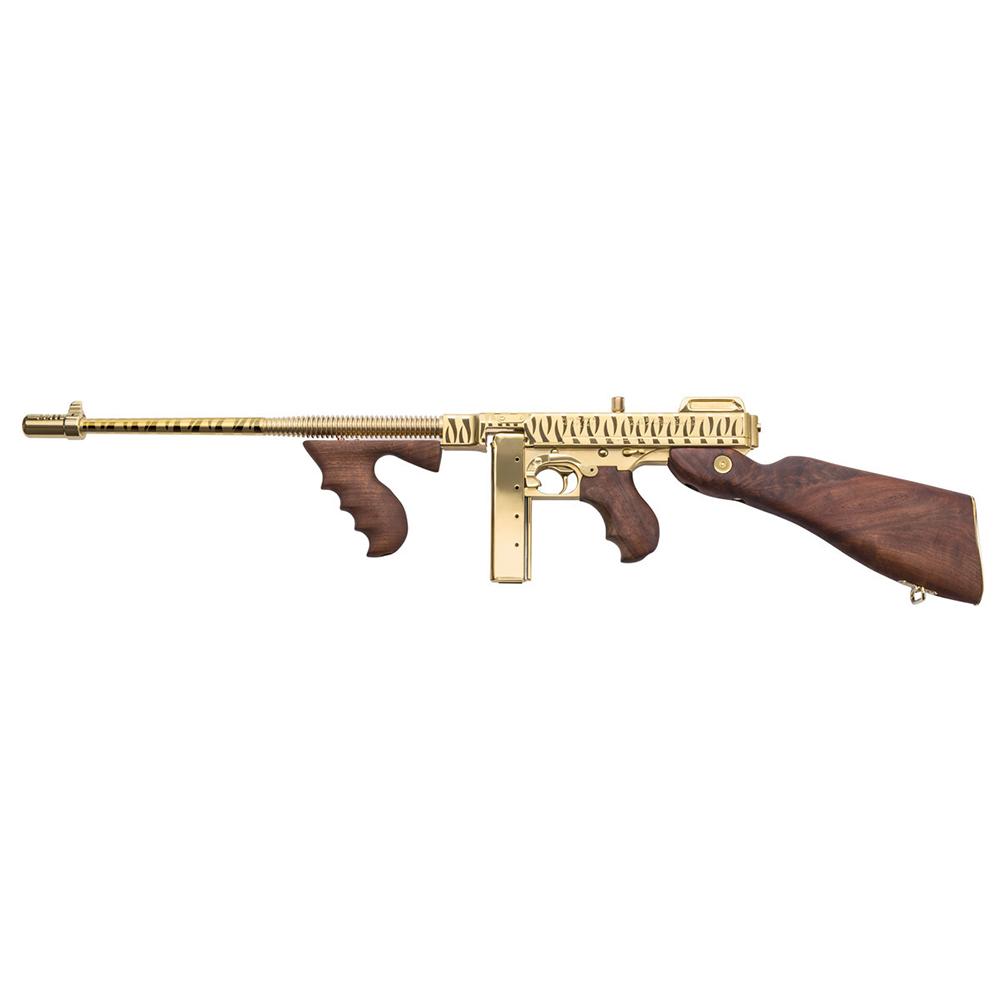 Kahr Arms Auto Ordnance 1927A-1 Deluxe Carbine Rifle .45 Cal 20rd (1) & 50rd (1) Magazines 16.5" Barrel Gold Tiger Stripe