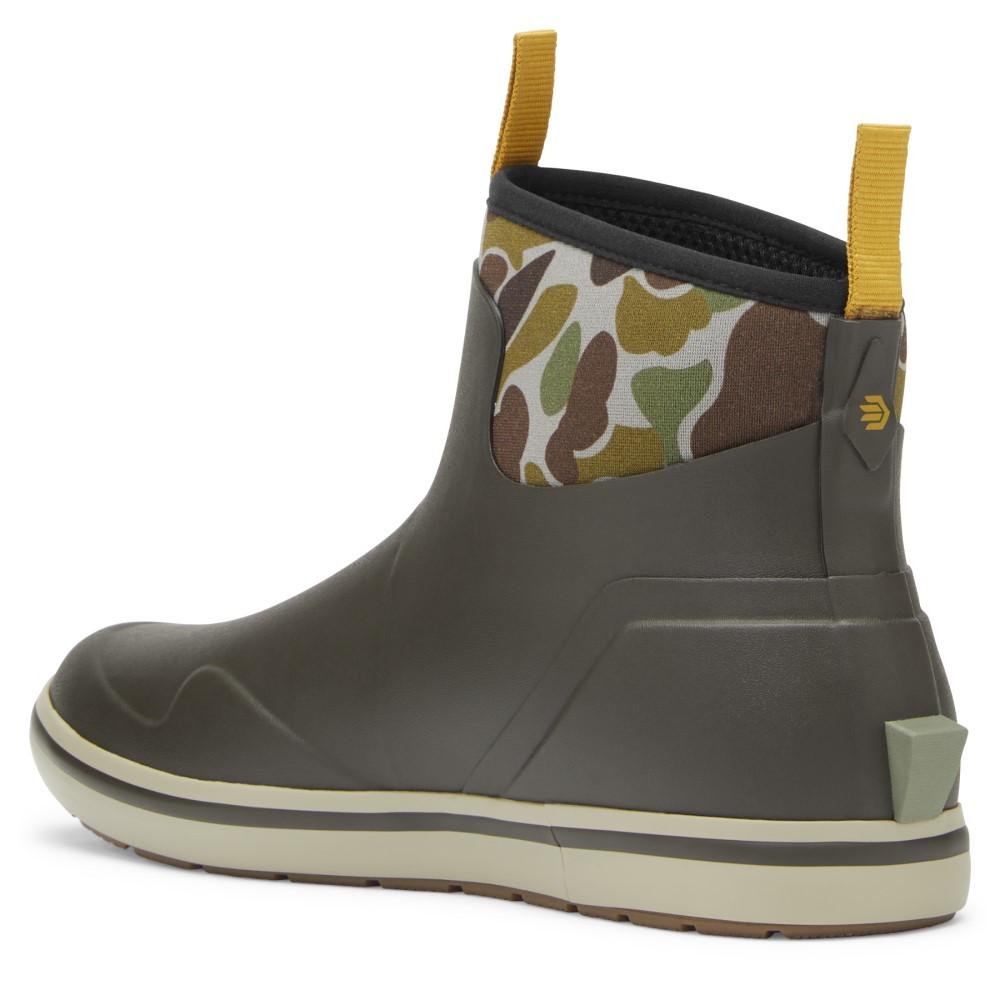 LaCrosse Mens Alpha Deck Boot 6" Olive/Camo Size 08