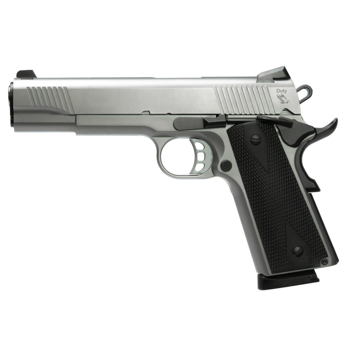 Tisas 1911 DUTY SS45 45ACP 8Rd Magazine (2) 5'' Barrel Stainless Steel