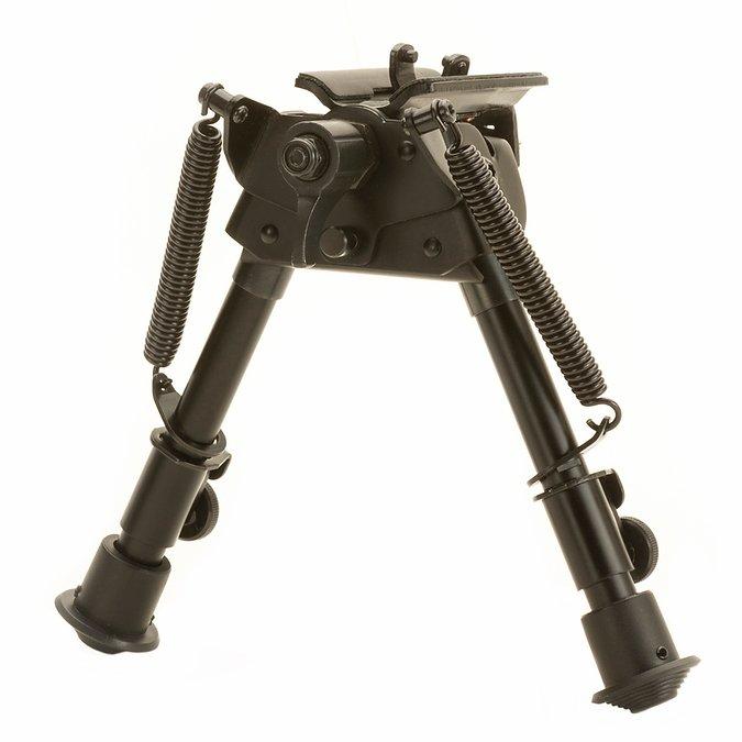 Military Products TacShield Heavy Duty Bi-pod Pivot Adjustable 6"-9" Matte Black