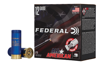 Federal All American Shotshells 12ga 2-3/4" 1oz 1200 fps #8 25/ct