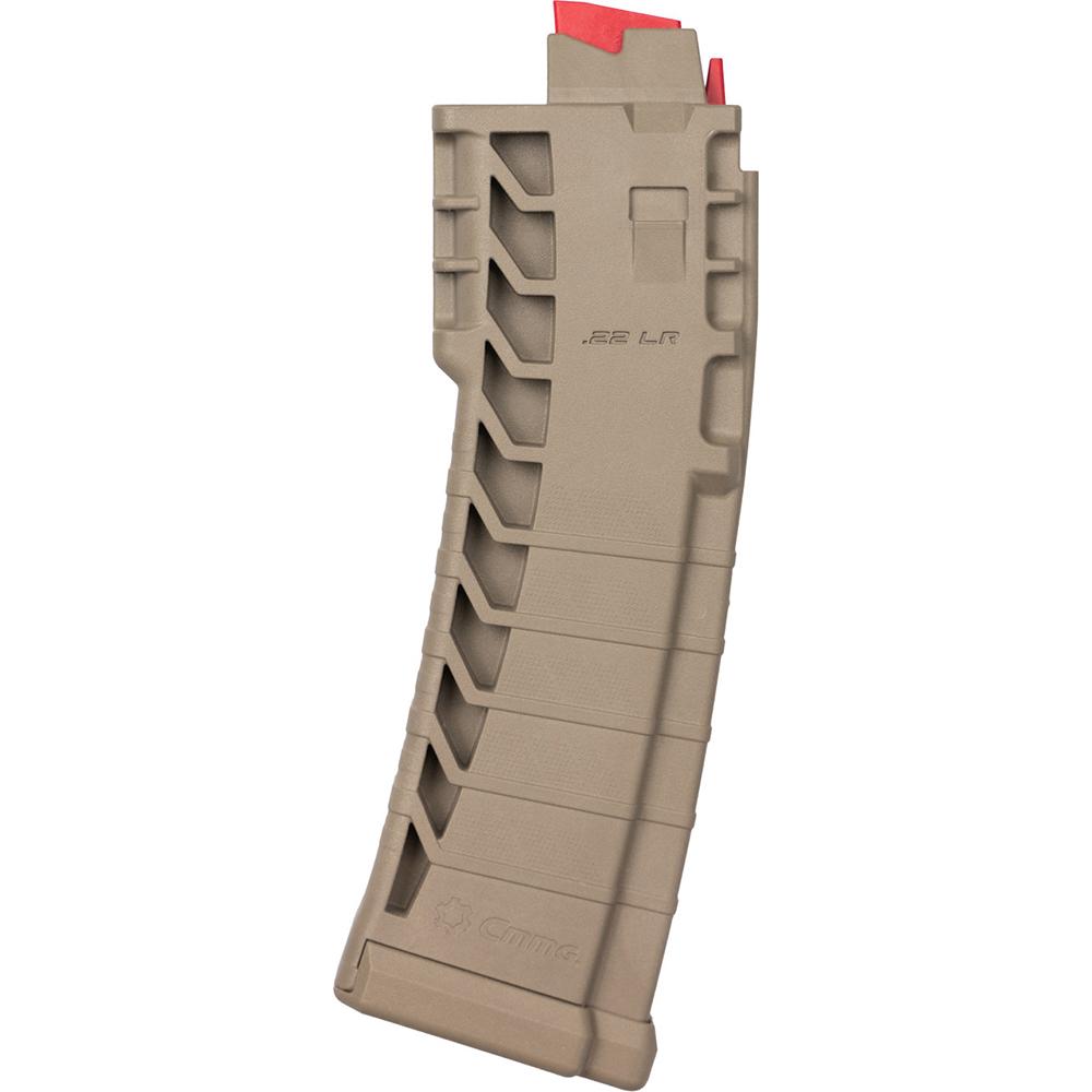CMMG Mk4/AR15 Rifle Magazine FDE .22 LR 10/rd