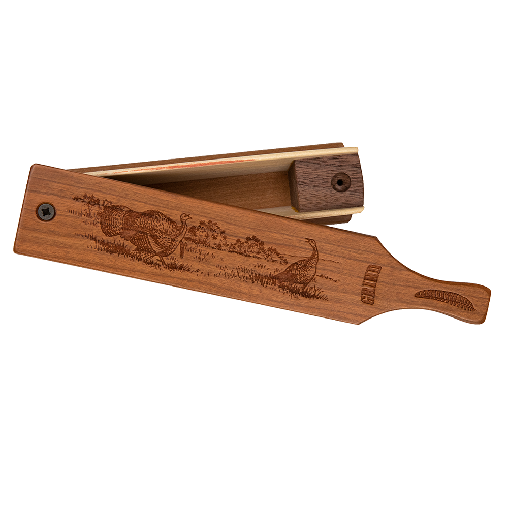 Rock Ridge Outdoors The Grind Hardwood Honey Turkey Box Call