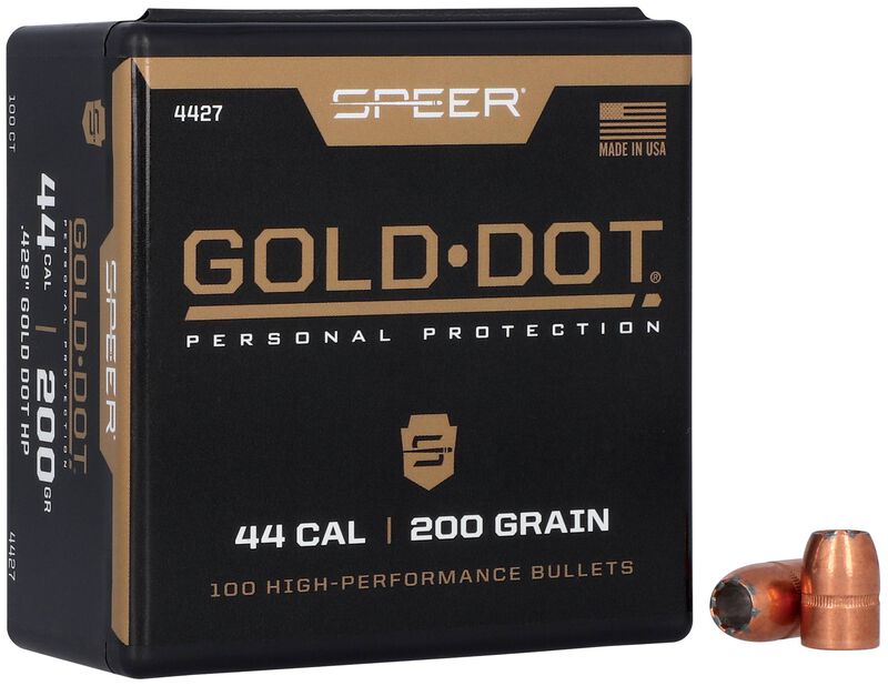 Speer Gold Dot Personal Protection Handgun Bullets .44 Special .429" 200 gr GDHP 100/ct