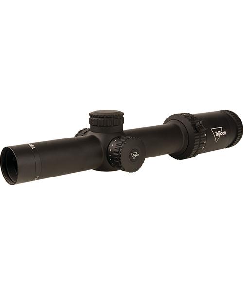 TrijiconInc. Trijicon Credo 1-6x24 (FFP) 30mm Rifle Scope w/Red MRAD Segmented Circle Low Capped Adjusters