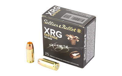 Mag-Tech/Sellier- Bellot Sellier & Bellot XRG Defense Handgun Ammunition .40 S&W 130gr HP 1247 fps 25/ct