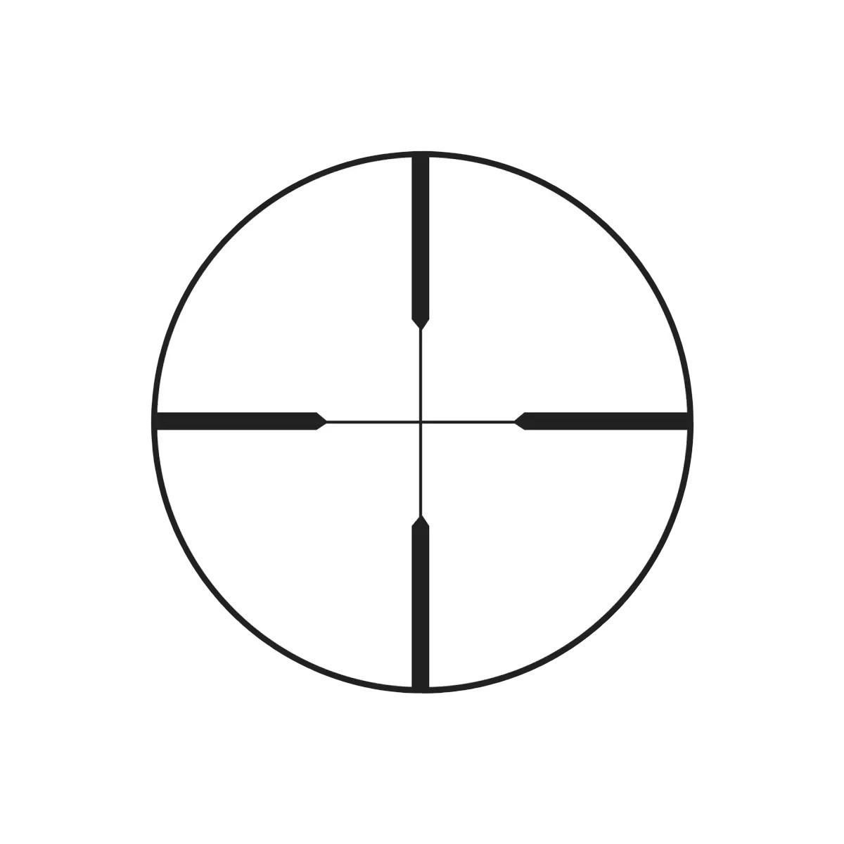 Burris Handgun Scope - 2x20mm 1" Tube Plex Reticle Matte