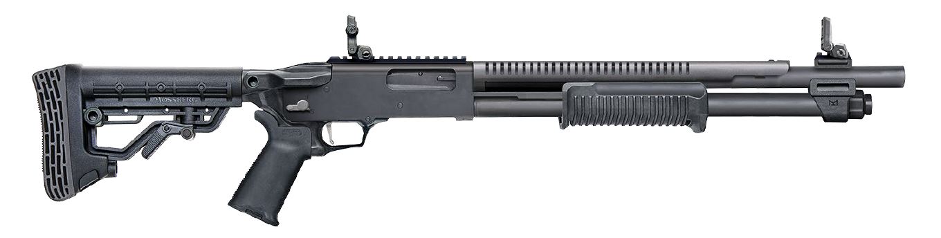 Mossberg 590R Shotgun 12ga 6rd Capacity 18.5" Barrel AR Mil-Spec Adjustable Stock Magpul MOE+ Grip
