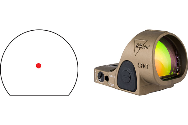 TrijiconInc. Trijicon SRO 5.0 MOA Red Dot Coyote Brown Anodized