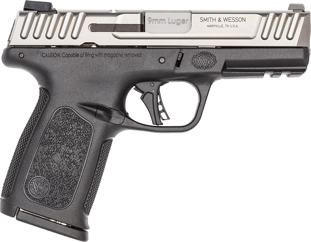 Smith & Wesson Inc. S&W SD9 2.0 Handgun 9mm Luger 10rd Magazine(1) 4" Barrel White Dot Sights No Thumb Safety 2-Tone