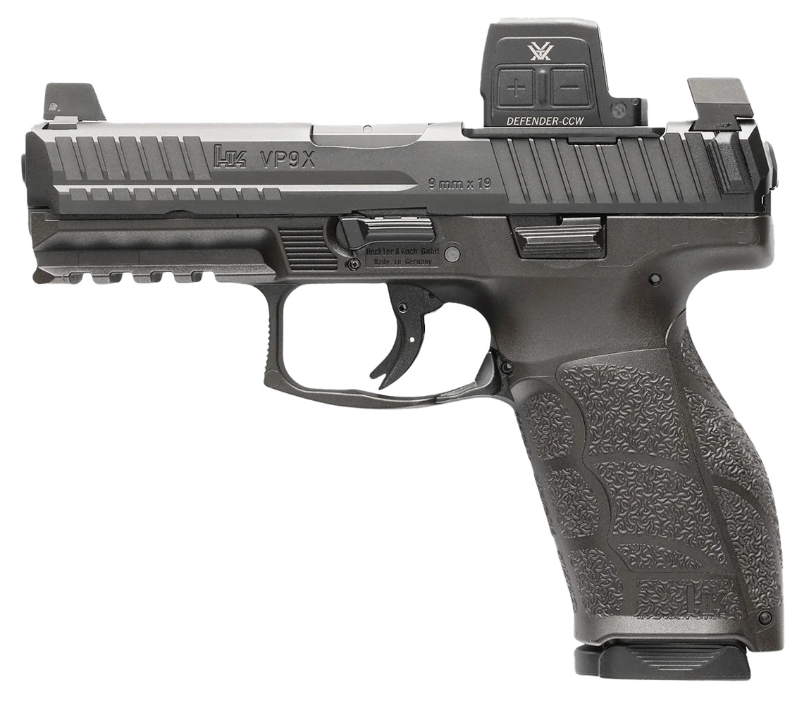 Heckler & Koch Inc. H&K VP9A1 X Optic Equipped (Vortex) Handgun 9mm Luger 10rd Magazines(2) 4.09" Barrel Black