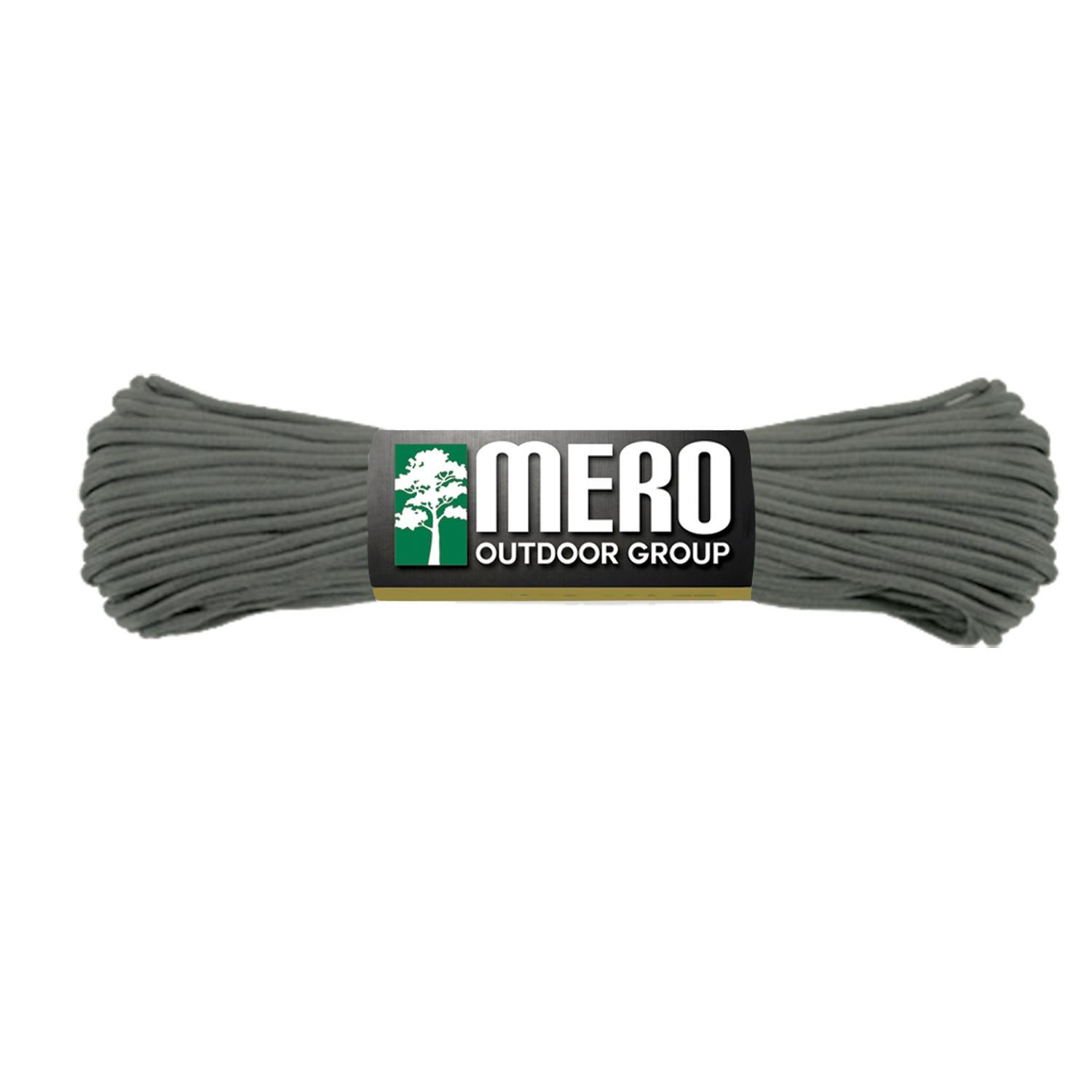 E.L. Wood Braiding Co. Inc. Mero 550 Paracord - 100' 550 lb Green Foliage (gray/green)