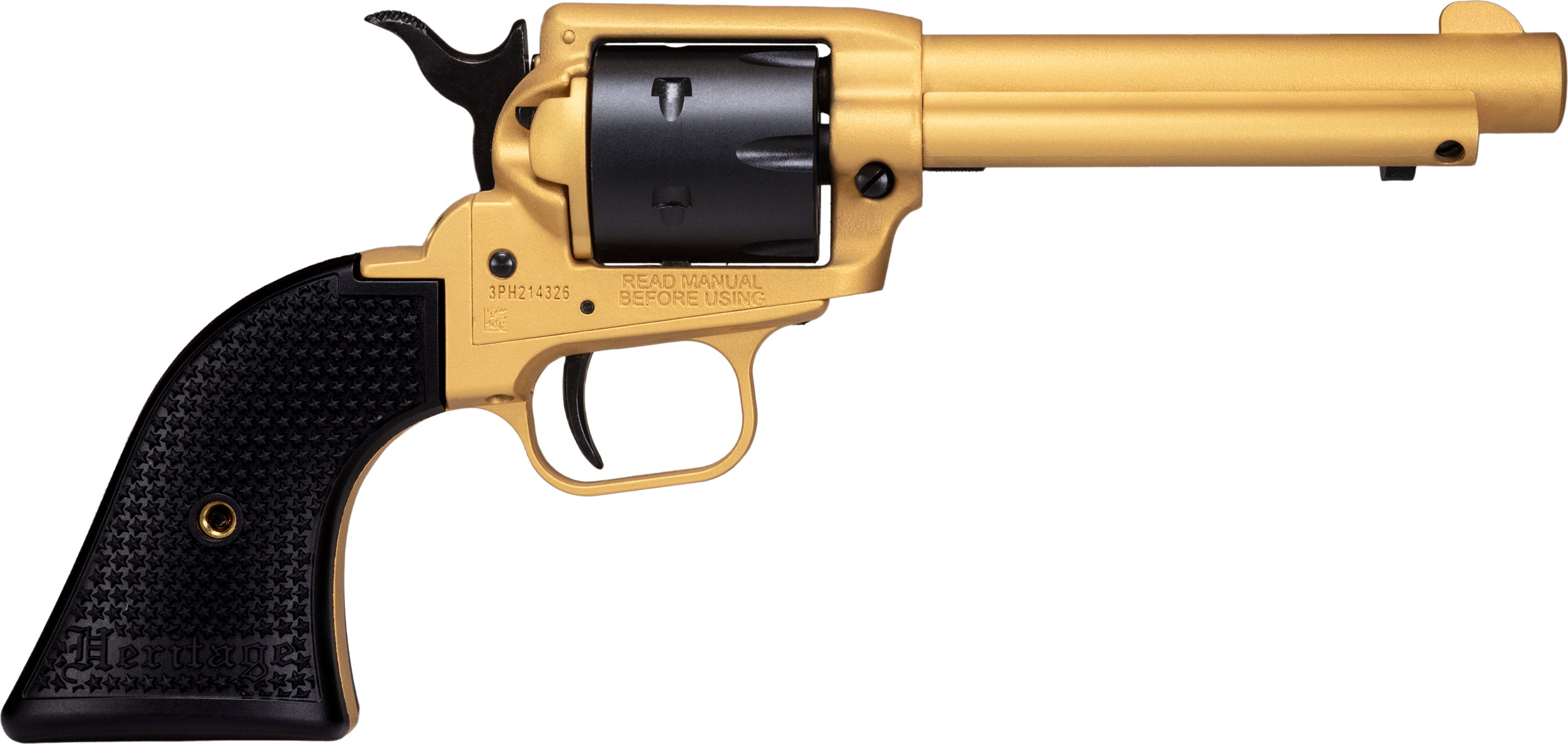 Heritage Manufacturing HER RGH RDR 22LR 4.75B GOLD ROUGH RIDER