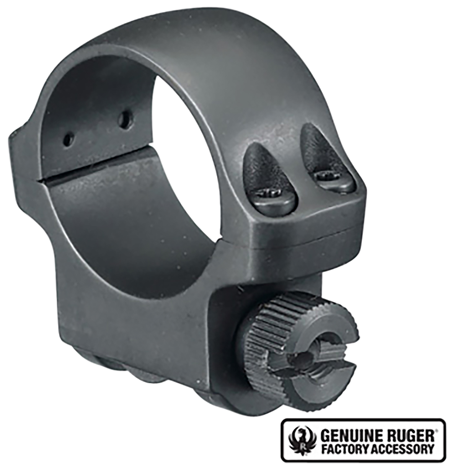 Sturm Ruger & Co Ruger Steel Scope Ring - Single (3BHM) 1" Low .812" Height - Hawkeye Matte Blued