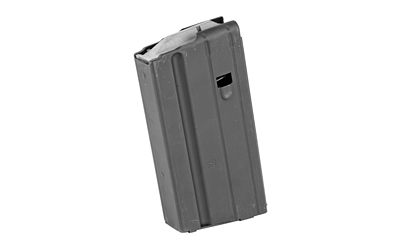 ASC AR Family Rifle Magazine Grey Follower 6.8 SPC Black Stainless Steel 15/rd