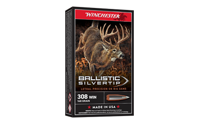 Winchester Ballistic Silvertip Rifle Ammunition .308 Win 168 gr. PT 2670 fps 20/ct