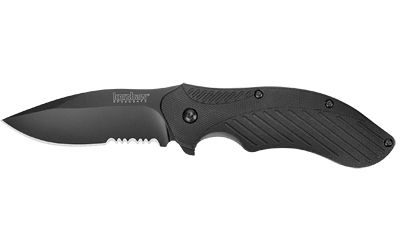 Kershaw Clash Folding Knife 3-1/10" Drop Point Blade Black