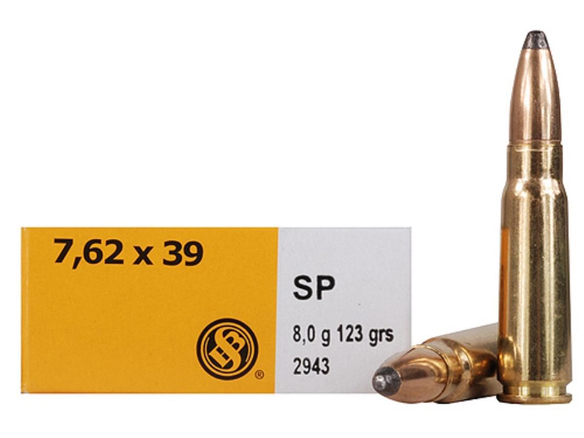 Mag-Tech/Sellier- Bellot Sellier & Bellot Rifle Ammunition 7.62x39mm 123 gr SP 2435 fps 20/ct