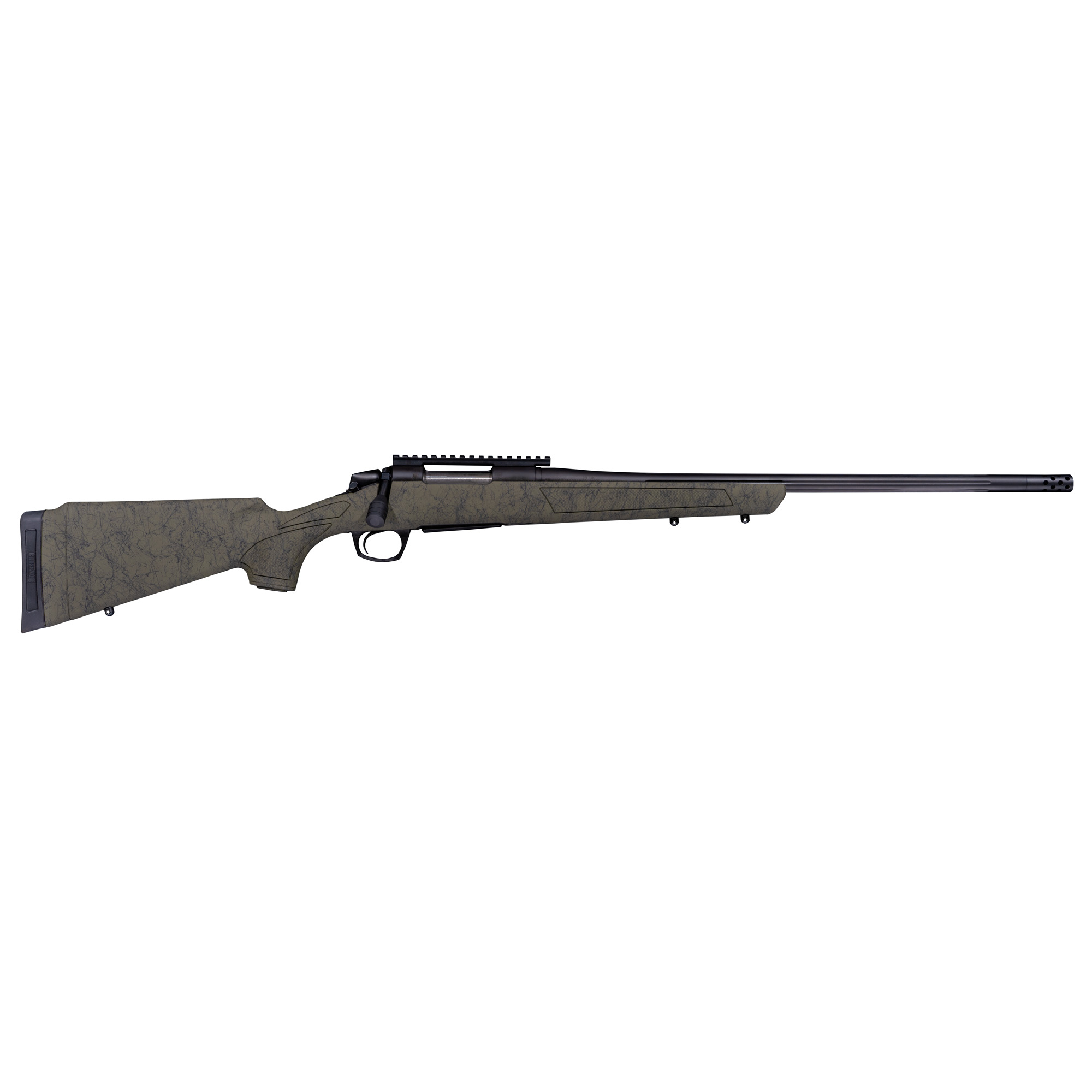 CVA Cascade XT Rifle .300 Win Mag 3rd Magazine 24" 5/8x24 Threaded Barrel OD Green with Black Web