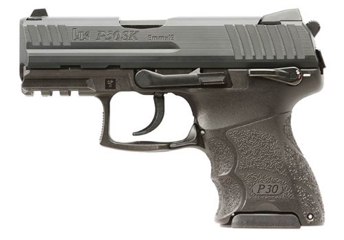 Heckler & Koch Inc. H&K P30SKS Subcompact Handgun 9mm Luger 15rd(1)&12rd(1) Magazines 3.27" Barrel DA/SA V3 Rear Decocking Ambi Safety