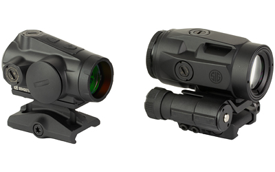 SIG SAUER ROMEO 5 G2 COMBO KIT 2MOA RED DOT, JULIET5 MICRO 3X22 MAGNIFIER