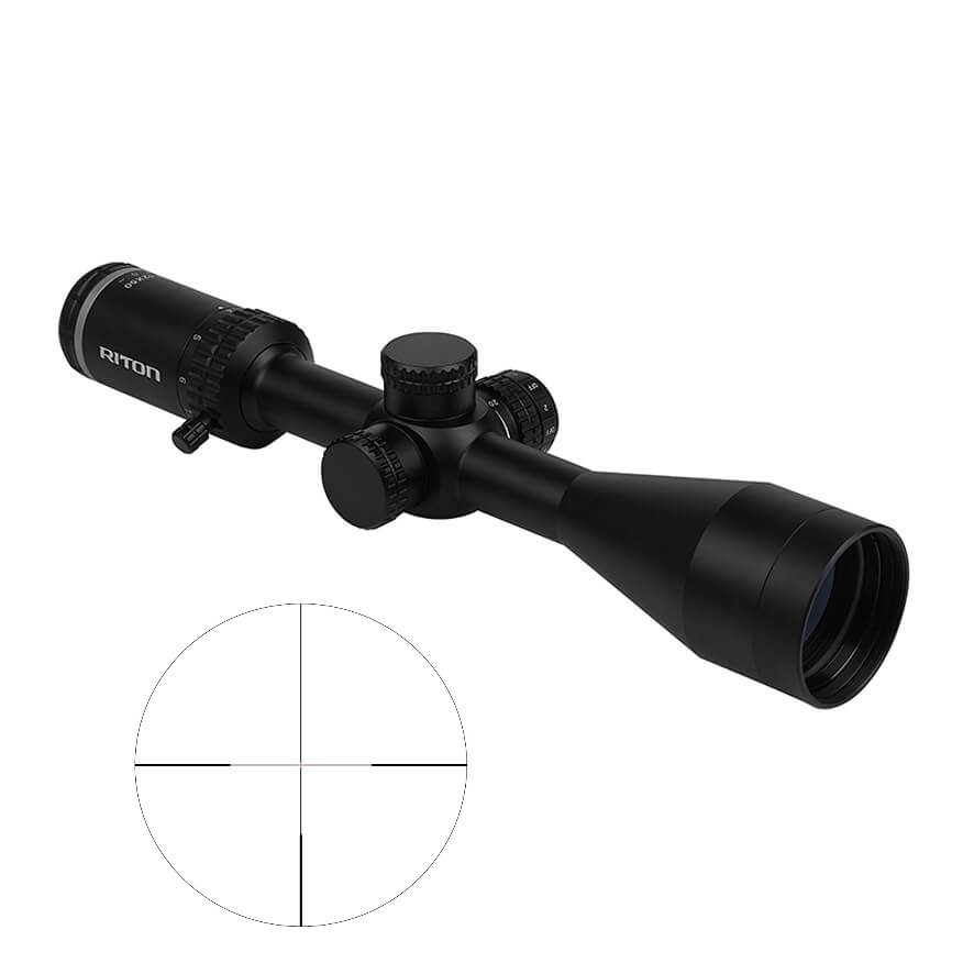 Riton Optics RIT 1PRIMAL 4-12X50 1IN IL SFP ILU FIREDOT DUPLEX MOA