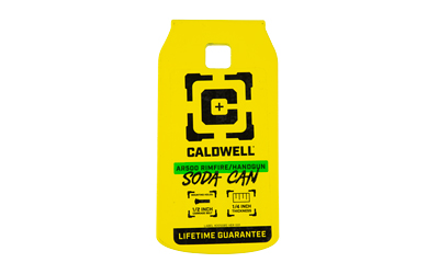 Caldwell AR500 1/4'' Rimfire/Handgun Soda Can Target Yellow