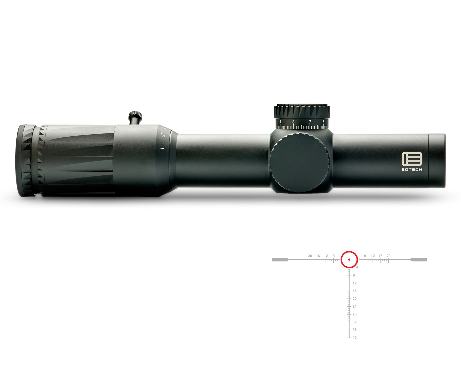 EOTech Vudu Rifle Scope 1-10x28 34mm FFP SR4 Illum. Black