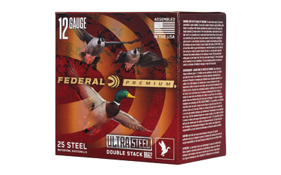 Federal Premium Ultra Steel Shotshells 12ga 3" 1-1/4oz 1450 fps #BB & #2 Shot 10/ct