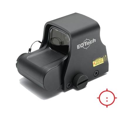 EOTech XPS2 Holographic Weapon Sight Non-Night Vision 68 MOA Ring with (2) 1MOA Dots - Matte