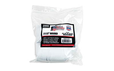Pro-Shot 2 1/2" 100% Cotton Patches 250/ct