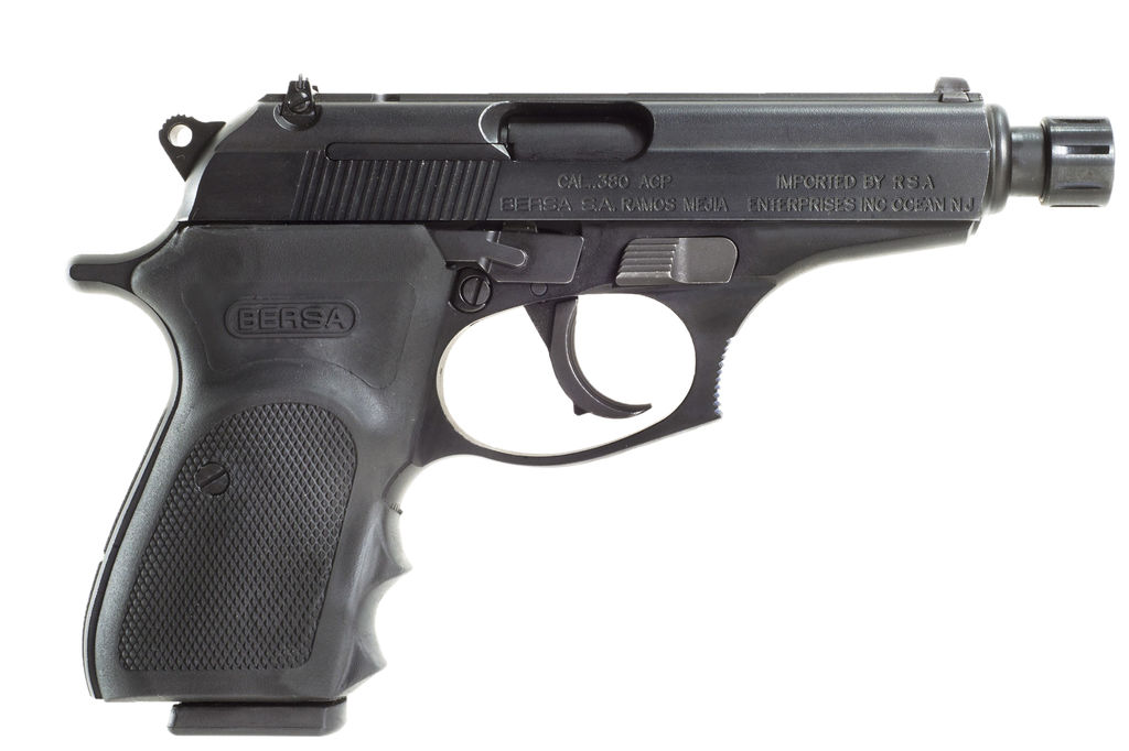 Bersa .380 D.A. Matte - 8 Round Pistol w/ Threaded Barrel