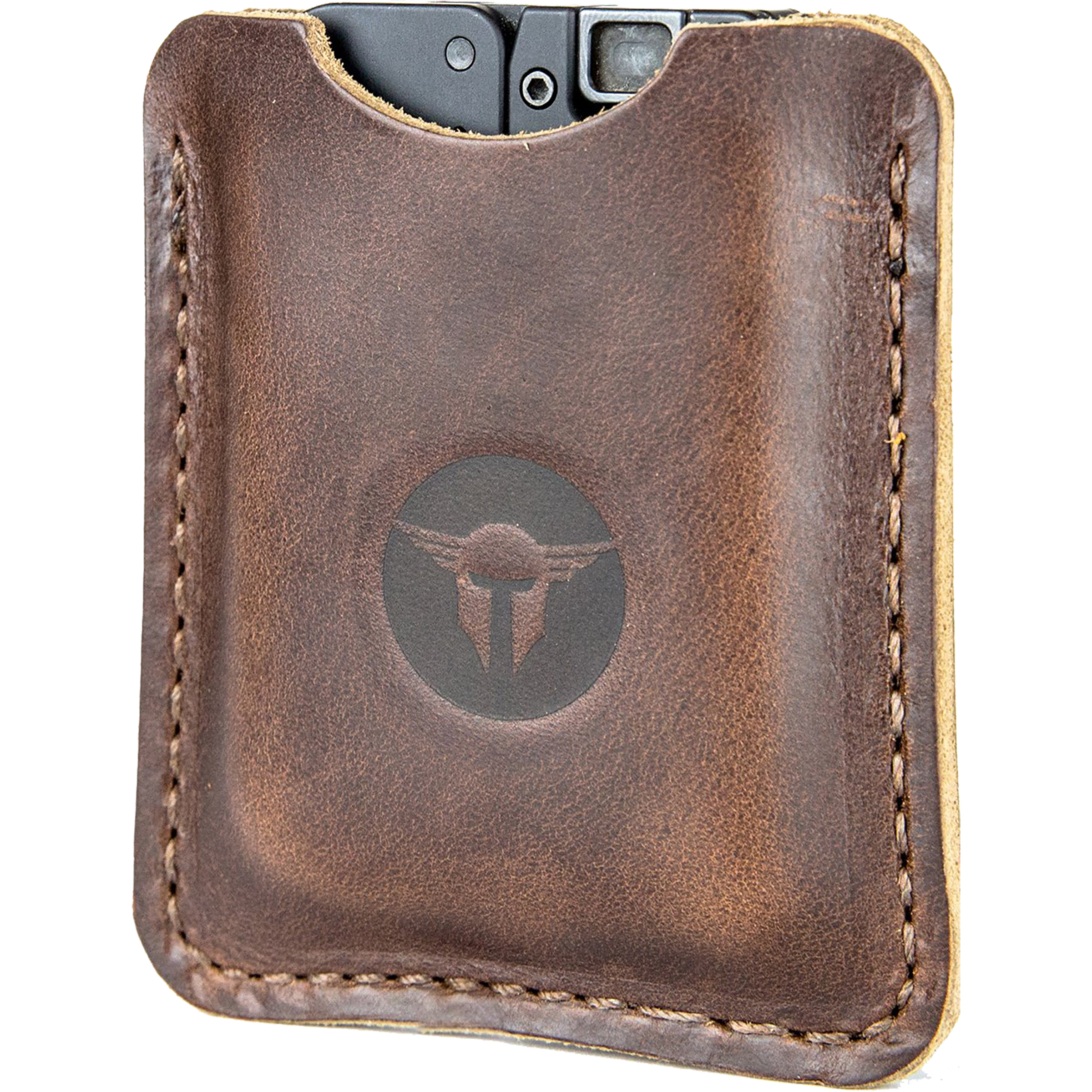 Trailblazer Firearms Life Card Leather Sleeve Dark Brown