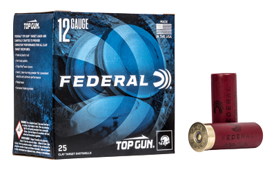 Federal Top Gun Shotshells 12 ga 2-3/4" 1 oz 1180 fps #7.5 25/ct